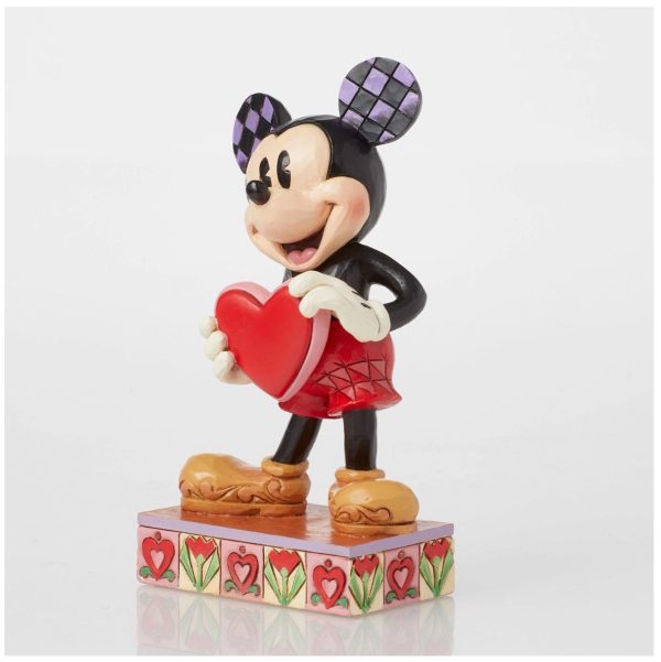 A Love Note (Mickey with Personalised Heart Figurine) - Image 2