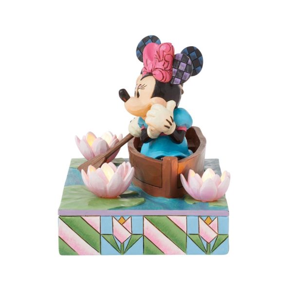 Row-mance is in the Air (Mickey & Minnie in a Rowboat Light-Up Figure) - Image 4