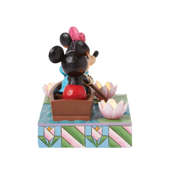 Row-mance is in the Air (Mickey & Minnie in a Rowboat Light-Up Figure) - Image 6