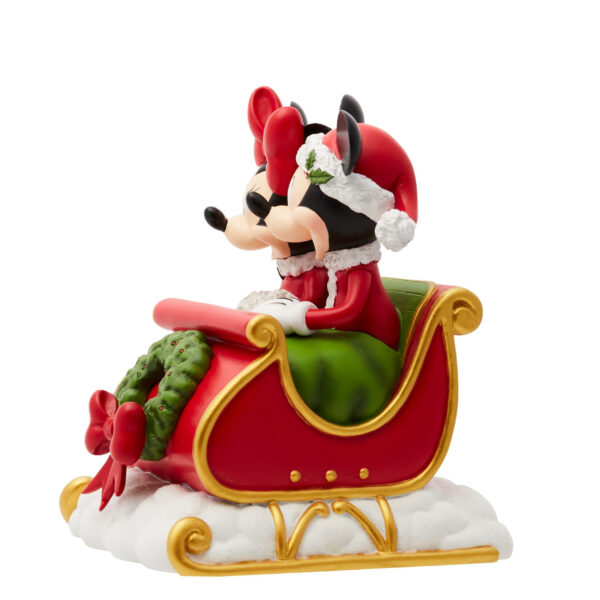 Christmas Holiday Mickey and Minnie Figurine - Image 3