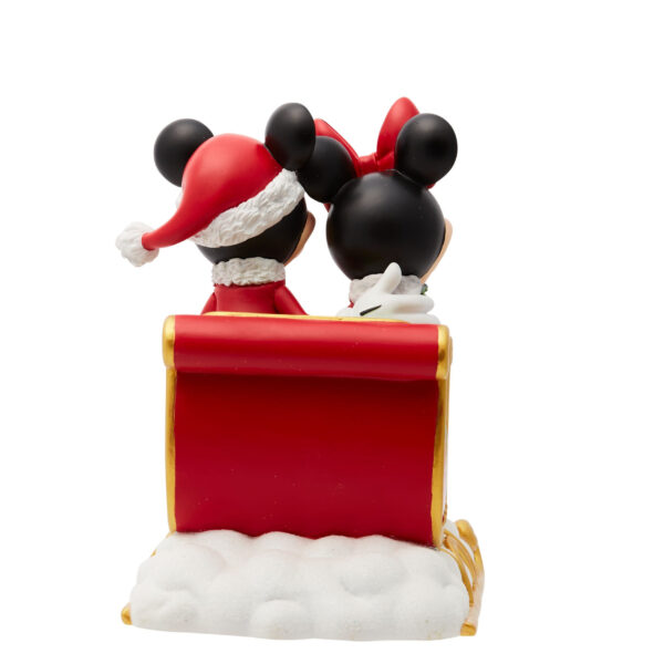 Christmas Holiday Mickey and Minnie Figurine - Image 4