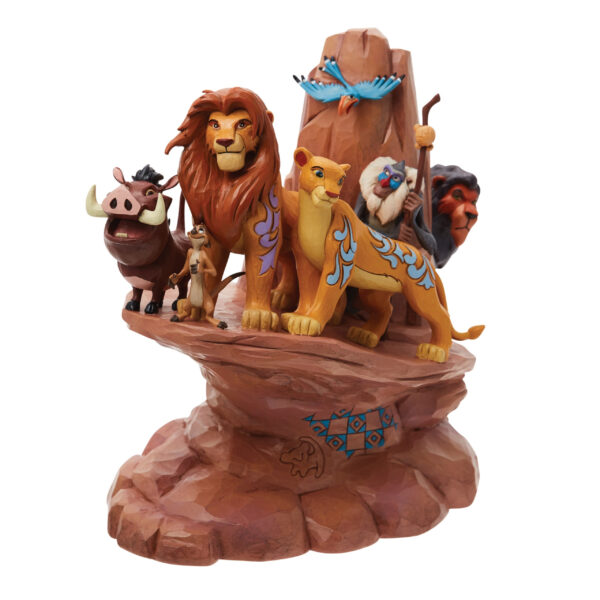 Lion King Carved in Stone Figurine - Image 2