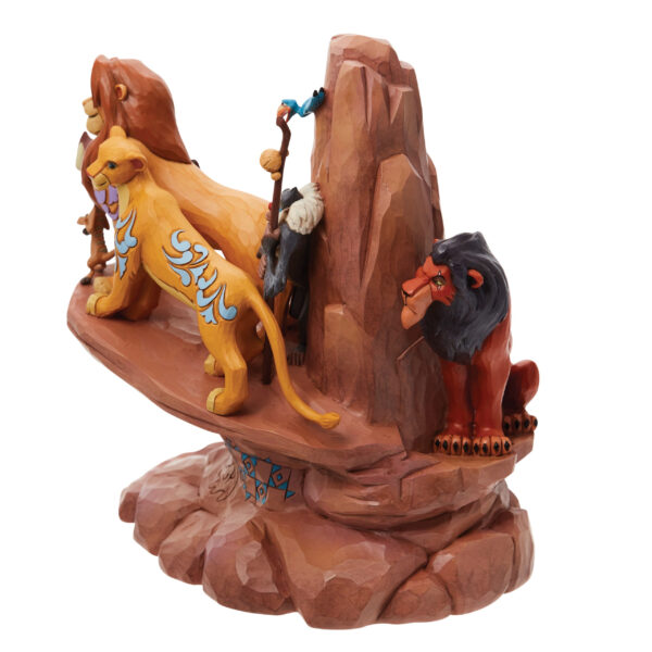 Lion King Carved in Stone Figurine - Image 3