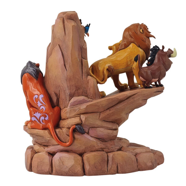 Lion King Carved in Stone Figurine - Image 4