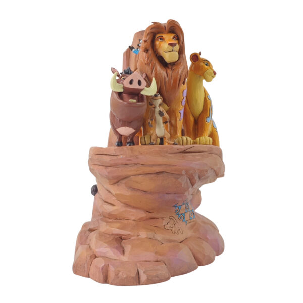 Lion King Carved in Stone Figurine - Image 5
