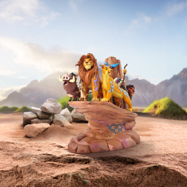 Lion King Carved in Stone Figurine - Image 7