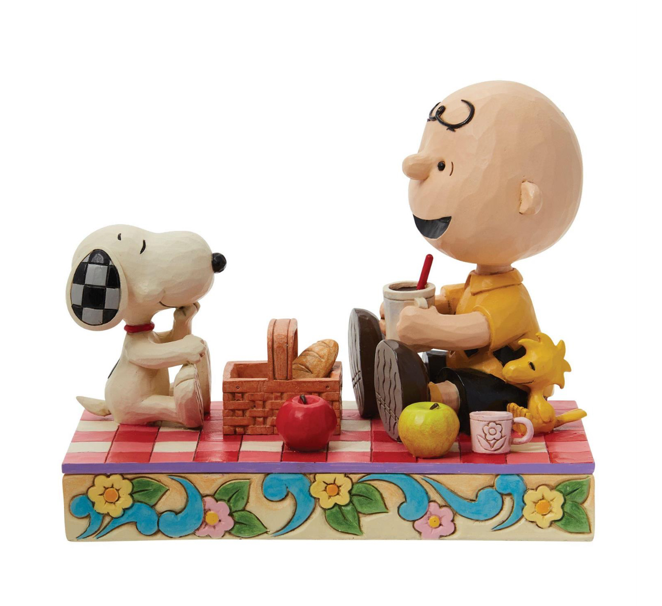 Snoopy, Woodstock and Charlie Brown Picnic Figurine
