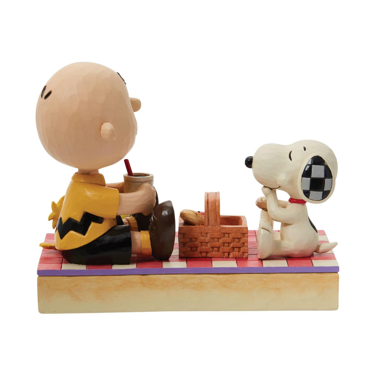 Snoopy, Woodstock and Charlie Brown Picnic Figurine - Image 2