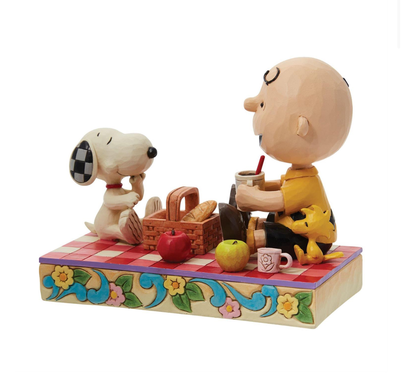 Snoopy, Woodstock and Charlie Brown Picnic Figurine - Image 3