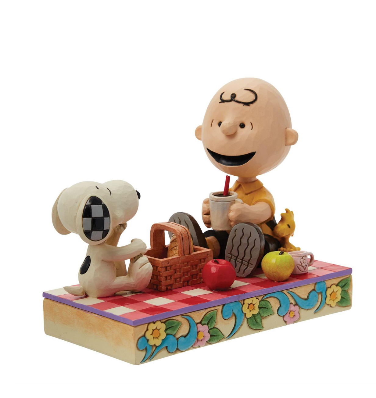 Snoopy, Woodstock and Charlie Brown Picnic Figurine - Image 4