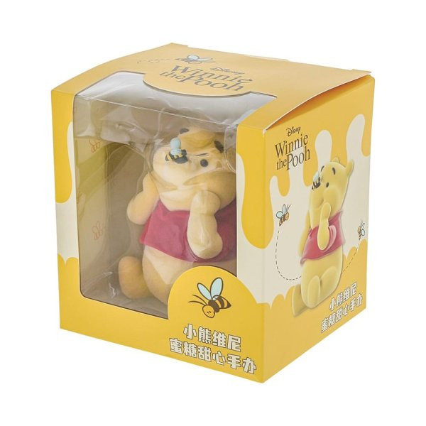 Flocked Winnie the Pooh Figurine - Image 4