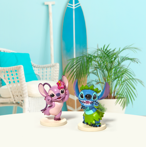 Dancing Stitch & Angel with Flower Mini Figurine - Image 3