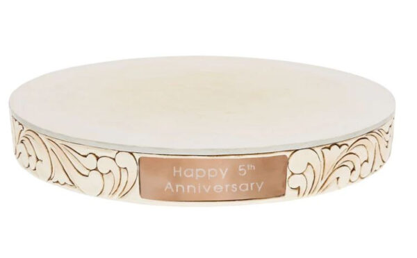 JS Personalised White Woodland Base - Large - Image 2