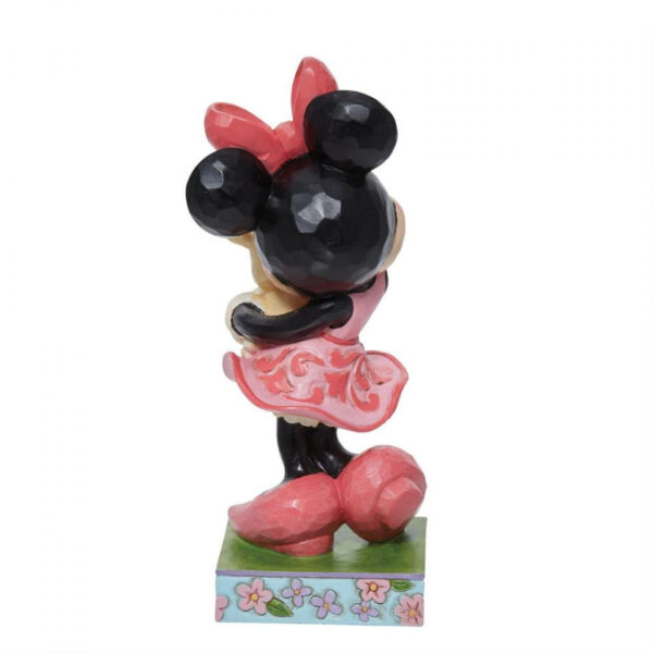 Sweet Spring Snuggle (Minnie Mouse Holding Bunny Figurine) - Image 4