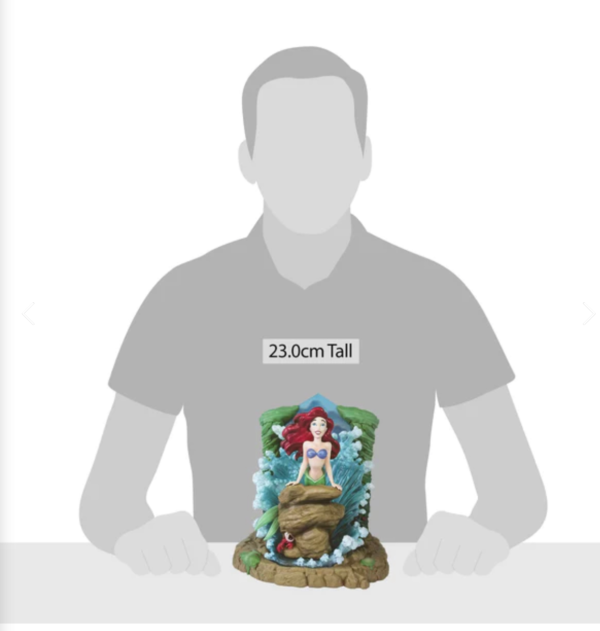 Ariel The Little Mermaid Masterpiece Light Up Figurine - Image 5
