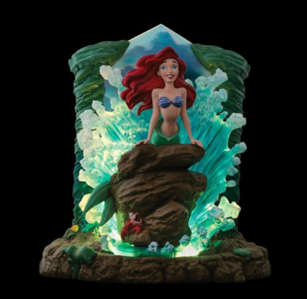 Ariel The Little Mermaid Masterpiece Light Up Figurine - Image 7