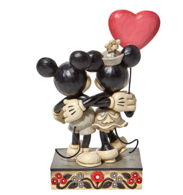 Mickey and Minnie Heart Figurine - Image 2