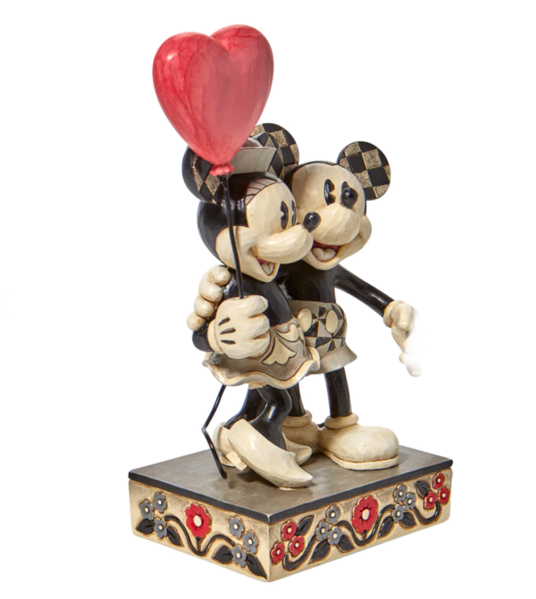 Mickey and Minnie Heart Figurine - Image 4