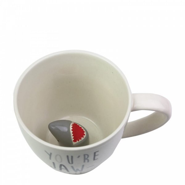 Sculpted Shark Figure Mug - Image 3