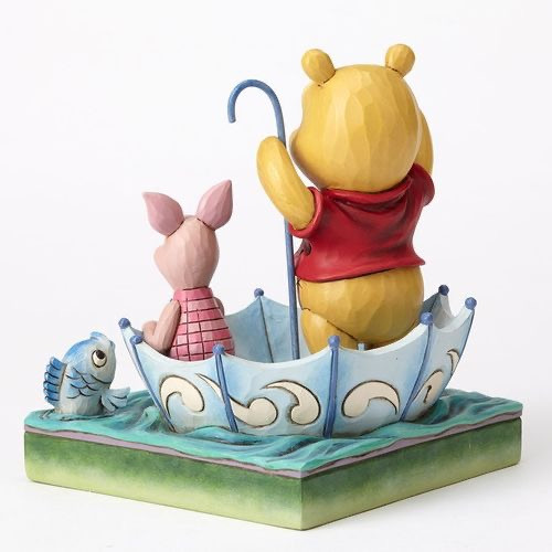 Winnie the Pooh and Piglet with Umbrella Figure - Image 3