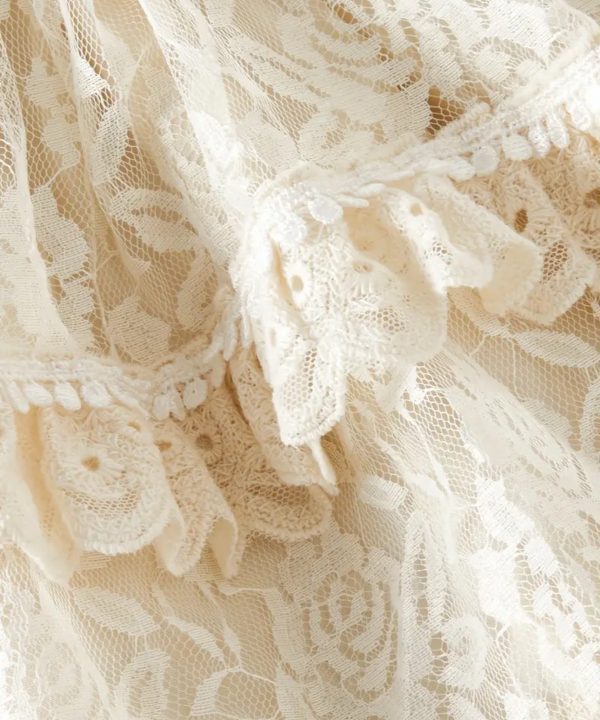 “Timeless Petals” Little Girls’ Ruffled Dress. - Image 5