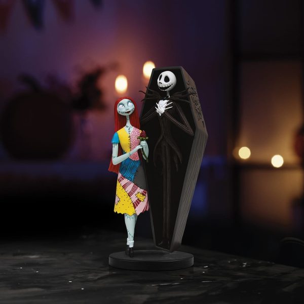 Jack and Sally Coffin Figurine - Image 2