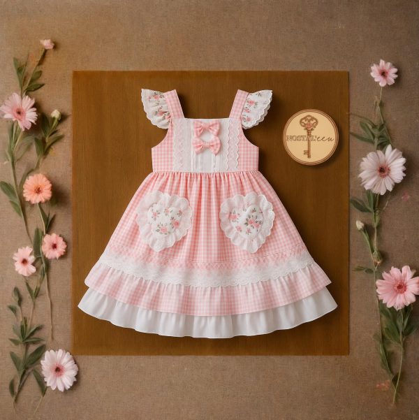 Pigtails & Pockets Girls’ Dress 🌸