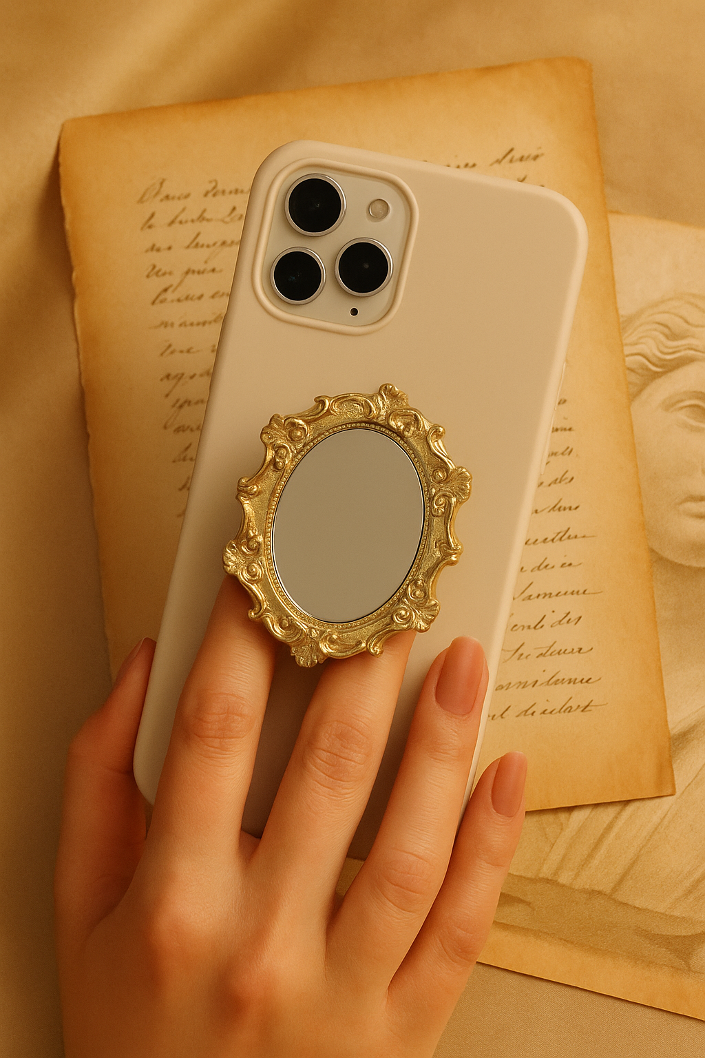 ✨ Golden Reflection Grip 🪞