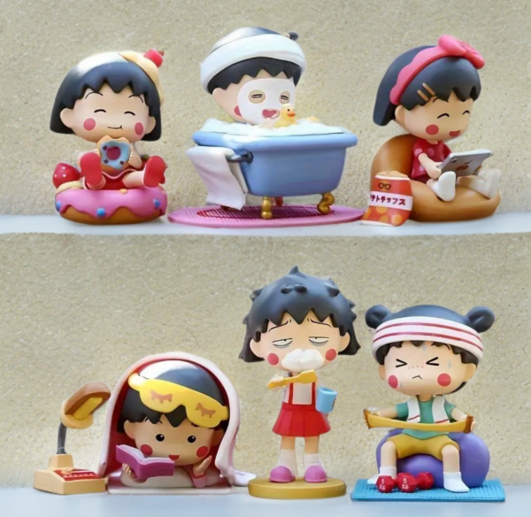 Maruko’s Little Moments - Mini figures set of 6 - Image 2