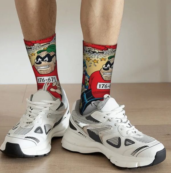 Scrooge McDuck & Beagle Boys Vintage Socks, Unisex. - Image 3