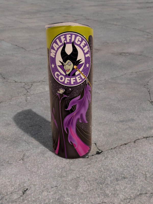 Maleficent 20oz stainless steel Tumbler - Image 2