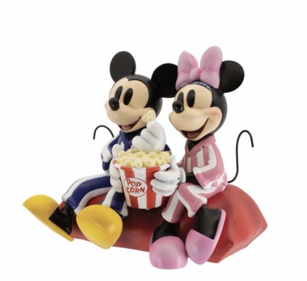 Mickey and Minnie Movie Night Figurine - Image 2
