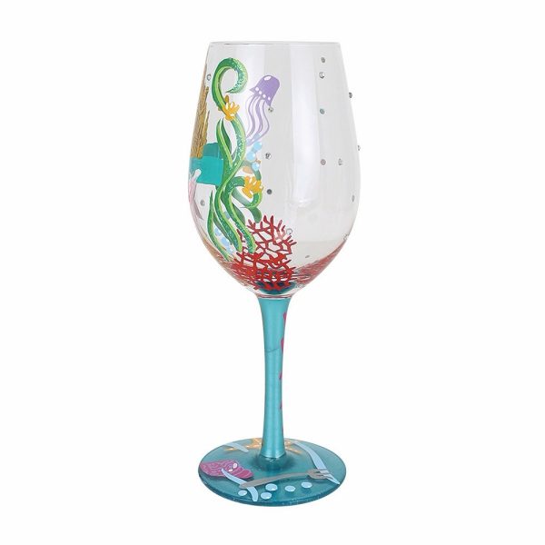 Ride Your Own Wave (Ariel) Stemmed Glass by Lolita - Image 4