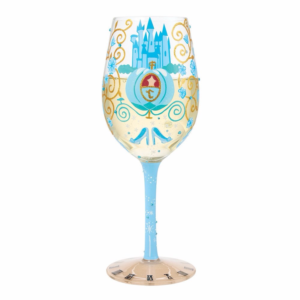 Midnight Dreams (Cinderella) Stemmed Glass by Lolita - Image 2