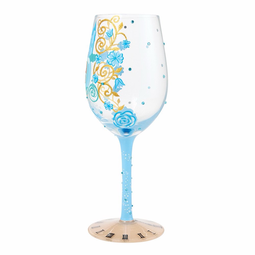 Midnight Dreams (Cinderella) Stemmed Glass by Lolita - Image 4