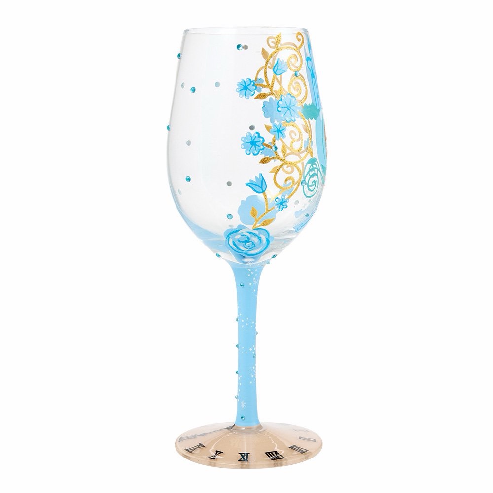 Midnight Dreams (Cinderella) Stemmed Glass by Lolita - Image 6